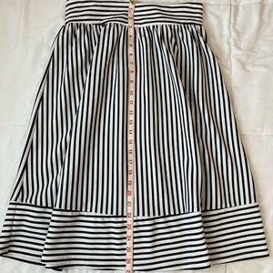 Black and White Stripped Skirt